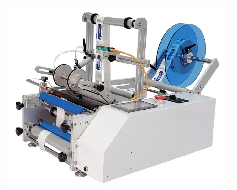 Étiqueteuse Semi-Automatique Intelligente pour Bouteilles Rondes (T413)